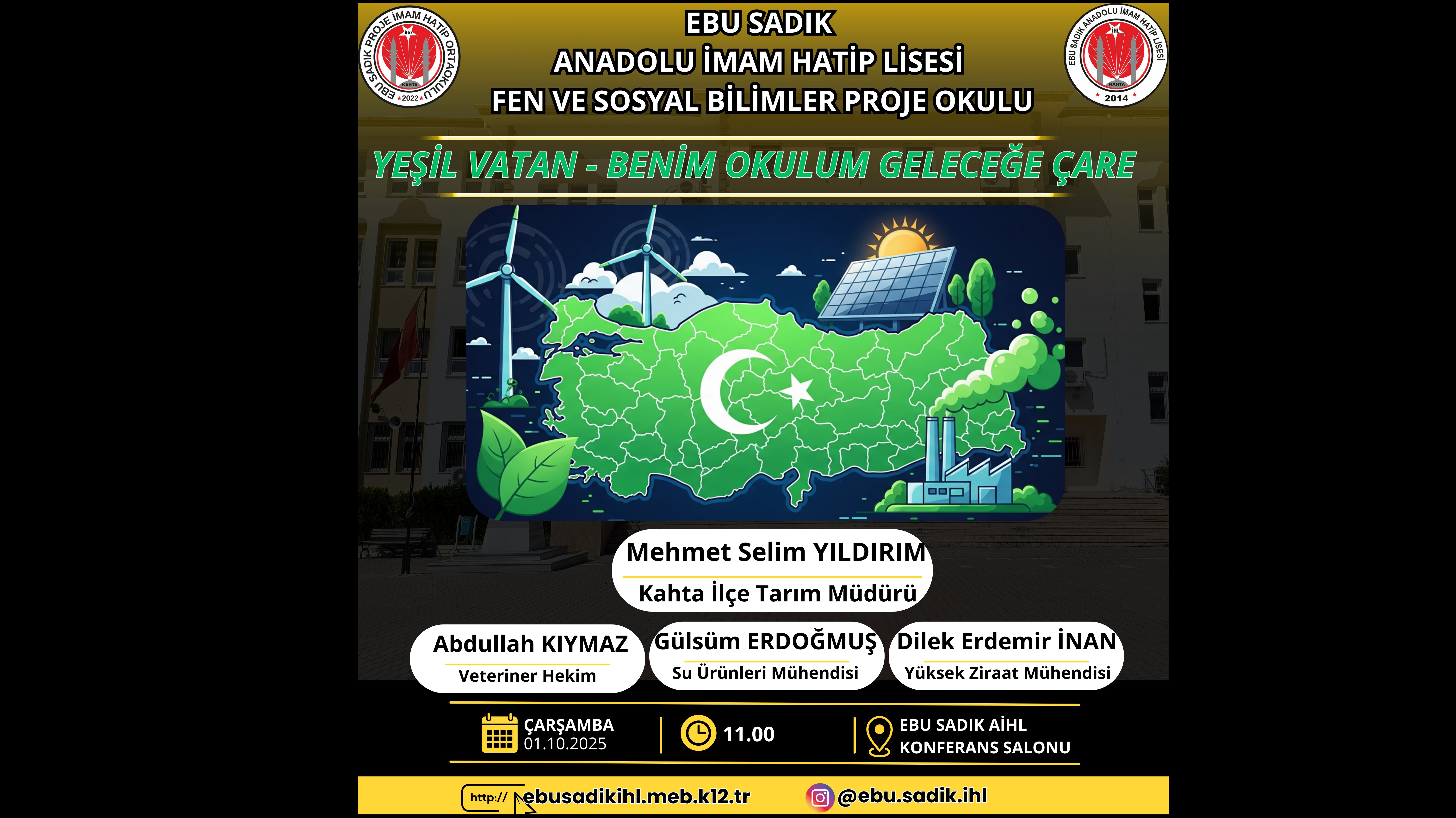 ÇEVRE BİLİNCİ VE SÜRDÜRÜLEBİLİR GELECEK ADINA ÖNEMLİ BİR ETKİNLİĞE EV SAHİPLİĞİ YAPIYORUZ.